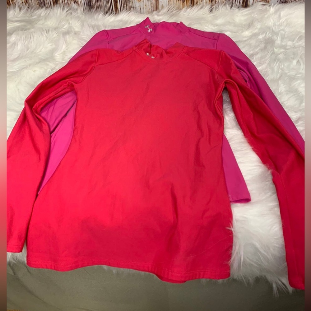 2 Under Armour Long Sleeve Shirts Size Medium
